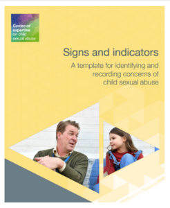 Signs and indicators: A template for identifying and recording concerns of child sexual abuse